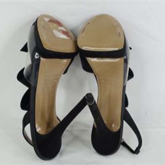 Nicholas Kirkwood Women's Black Embellished Strappy Sandal Pumps Size: 40 - Picture 7 of 9